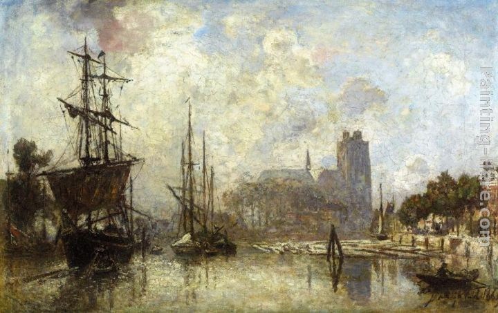 Johan Barthold Jongkind The Port of Dordrecht